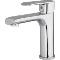 Dripio Waschtischarmatur Einhebelmischer Chrom Serie Turia 3-Loch