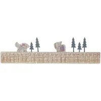Merkloos Adventskalender, 75 cm hoch, in natürlichen Farben