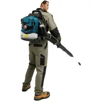OEM Rucksack-Laubbläser, 4-Takt-Motor, 75,6cc Hubraum, 2,6kW Leistung, 112dB Geräuschpegel, 1,9L Kraftstofftank