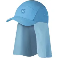 Buff Kinder Desert Cap solid azure