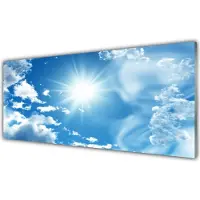 Drukarnia Piga Küchenrückwand aus Glas 125x50cm Spritzschutz Himmel Sonne Landschaft