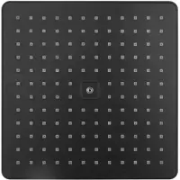 Aqualine Kopfbrause, 300x300mm, ABS/Schwarz matt