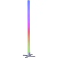 Leuchtendirekt LED Steh-und Wandleuchte RGB Ringo in Transparent und Grau 10W
