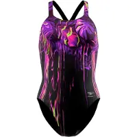 Speedo Placement Printed Powerback Badeanzug