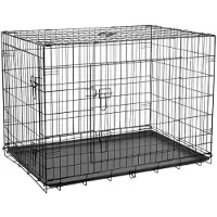 Rebel RA-1204 Metall-Hundebox, zusammenklappbar, Größe XXL 107 x 71 x 78 cm