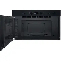 Ariston HOTPOINT HAM K11 B Einbau-Mikrowelle 22 L schwarz, Dampf-Funktion, 750 W, 4 Leistungsstufen, Quick Defrost, 25 cm Drehteller, LCD