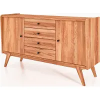 Byoak Kommode RETRO aus Massivholz, Kernbuche Naturgeölt