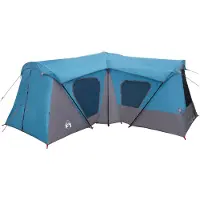 vidaXL Familienzelt 14 Personen Blau