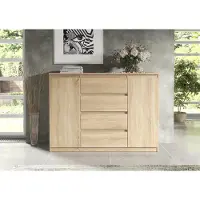RAUMHIRSCH FURNITURE Moderne Kommode 120 cm mit 2 Türen und 4 Schubladen