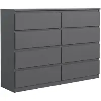 RAUMHIRSCH FURNITURE Moderne Kommode 100 cm mit 8 Schubladen und viel Stauraum