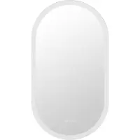 Bolt Ovale LED Badspiegel – 60x120cm – Dimmbar – Touchsensor – Anti-Fog – IP56 Wasserdicht – Aluminiumrahmen – Wandmontage – Bad & Make-up