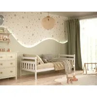 RAUMHIRSCH FURNITURE Kinderbett Dawid ohne Matratze Weiß 80/200 | Jugendbett