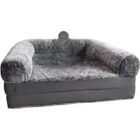 Bolt Hundenbett Dita – 180cm – Hundesofa auf Beinen – Abnehmbares Kissen – Komfortabel & Weich – Modernes Design – Für große Hunde