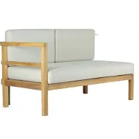 Lestix International Ecksofa Pusiano Outdoor Gartensofa links Teak Massivholz von Teako Design