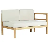 Lestix International Outdoor Ecksofa Pusiano Gartensofa rechts aus Teakholz von Teako Design