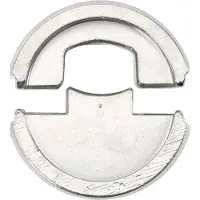 Rennsteig Oval-Crimpeinsatz für isolierte Verbinder nach DIN 46237, Pressbreite 7 mm, Cu 10 mm2 - 634 501 3