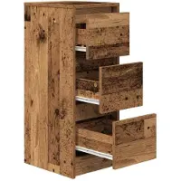 vidaXL Sideboard Altholz-Optik 29,5x34x76 cm Holzwerkstoff