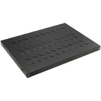 Equip EZVS-19-1-35-B - Rack - Regal - 350 mm tief - Schrankmontage - Schwarz - 1U - 48.3 cm (19")