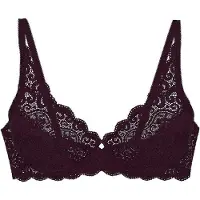 Triumph Bügel-BH "Amourette W", Damen, Gr. 90, Cup D, claret, Spitze, Obermaterial: 62% Polyamid, 24% Elasthan, 8% Lyocell, 6% Polyester, BHs Bügel-BH, Stretch-Spitze