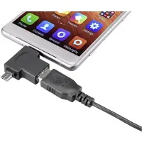 Renkforce RF-4541490, USB 3.1 (Gen 1) Type A, Micro-USB 2.0 B, USB-C, Schwarz