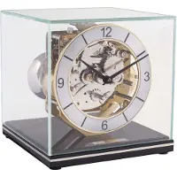 Hermle 23052-740340 Tischuhr Cube Schwarz