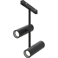 Maytoni Strahler für Magnetschienen-System Exility Elti Duo LED incl. Schwarz aus Aluminum 24W für Küche, Schlafzimmer, Wohnzimmer, Esszimmer, Lobby