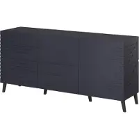 Akl Furniture Kommode NOVA 155 cm GRANATE MATT Sideboard Highboard Schrank