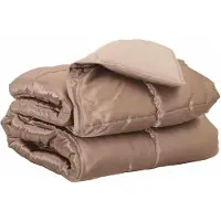 vidaXL Ganzjahresbettdecke 200 x 200 cm 300 g/m² Gold
