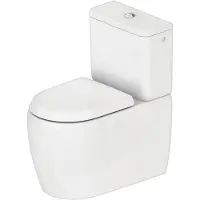Duravit Collection One Stand-WC, für Kombination, Tiefspüler, Abgang variabel, 390x660x400mm, rimless, 2021090000, Farbe: Weiß