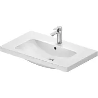 Duravit Waschtisch D-Code 80x48cm, m Hahnloch, mit Überlauf, weiß