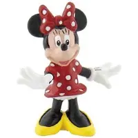 BULLYLAND Minnie Maus Figur 5cm im roten Kleid