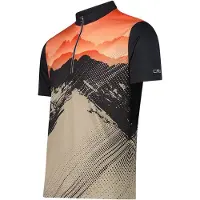 CMP MAN T-shirt Freebike antracite-corda-orange (72ZV) 54