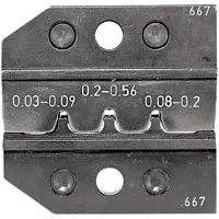 Rennsteig Crimpeinsatz für D-Sub-Stecker 0,03 - 0,56 mm2 - 624 667 3 0