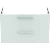 Ideal standard i.life B Möbelwaschtischunterschrank, 2 Auszüge, 1000x505x630mm, T5276DU, Farbe: Weiß