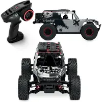 Overmax X-Jackal Ferngesteuertes RC Auto Monster Truck 1:20 4WD RTR mit LED-Beleuchtung, bis 30 km/h, 2,4 GHz, Li-Ion Akku 600 mAh