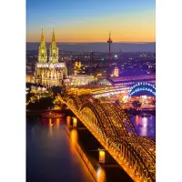 Ravensburger Puzzle Leuchtendes Köln Puzzle - 1000 Teile Puzzle
