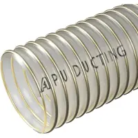 OEM PU-Schlauch 125 mm, 3 m, flexibel, Stahldraht-Spirale