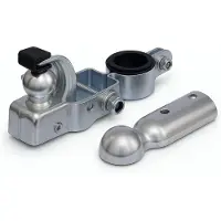 Merkloos Fahrradkupplung Fahrradanhängerkupplung Anhängerkupplung - Universal - 25 mm - Silber - Für Fahrradanhänger