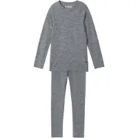 Reima Wool Base Layer Set, Kinsei melange grey (9400) 90 cm