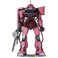 Plex Mobile Suit Gundam Metallic Nano Puzzle Model Kit CharŽs Zaku 13 cm