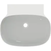 Ideal standard Linda-X Waschtisch, ohne Hahnloch, ohne Überlauf, 600x500x135 mm, T4395MA, Farbe: Weiß mit Ideal Plus