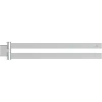 Ideal standard Conca Cube Doppelte Handtuchstange, schwenkbar, T5395AA, Farbe: Chrom