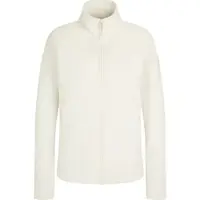 Ziener Fleecejacke "JAIKA-Z DAMEN", Damen, Gr. 36, weiß (weiß fog), Obermaterial: 100% Polyester. Obermaterial 2: 94% Polyester, 6% Elasthan, Jacken Fleecejacke, Teddyfleece, warm, elastisch