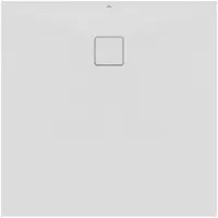 Ideal standard Ultra Flat evo Quadrat-Brausewanne mit Ablauf, Seidenweiß, T5424FO, Ausführung: 1000x1000mm