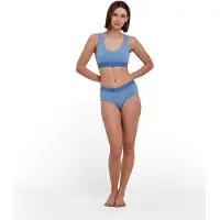 Falke Damen Bustier Daily Comfort, S, Mehrfarbig, Uni, Baumwolle