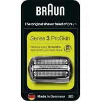 Braun 32B, Scherkopf, 1 Kopf/Köpfe, Schwarz, 370, 350cc, 370cc