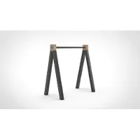 Dripio Design-Bockgestell, gebeiztes Holz & Metall, 1 Stück
