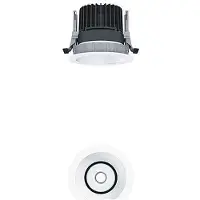 Zumtobel 60816779 LED Decken-Einbauleuchte PANOS INF R100L 15W 930 LDO FL-WH WH