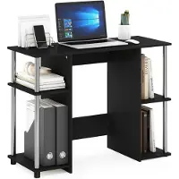 OEM Computerschreibtisch, Americano/Edelstahl, 39,5x97,51x72,59 cm