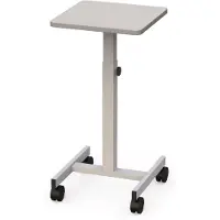 OEM Beamer-Tafel 38x38 cm, höhenverstellbar 64-110 cm, 20 kg, lichtgrau